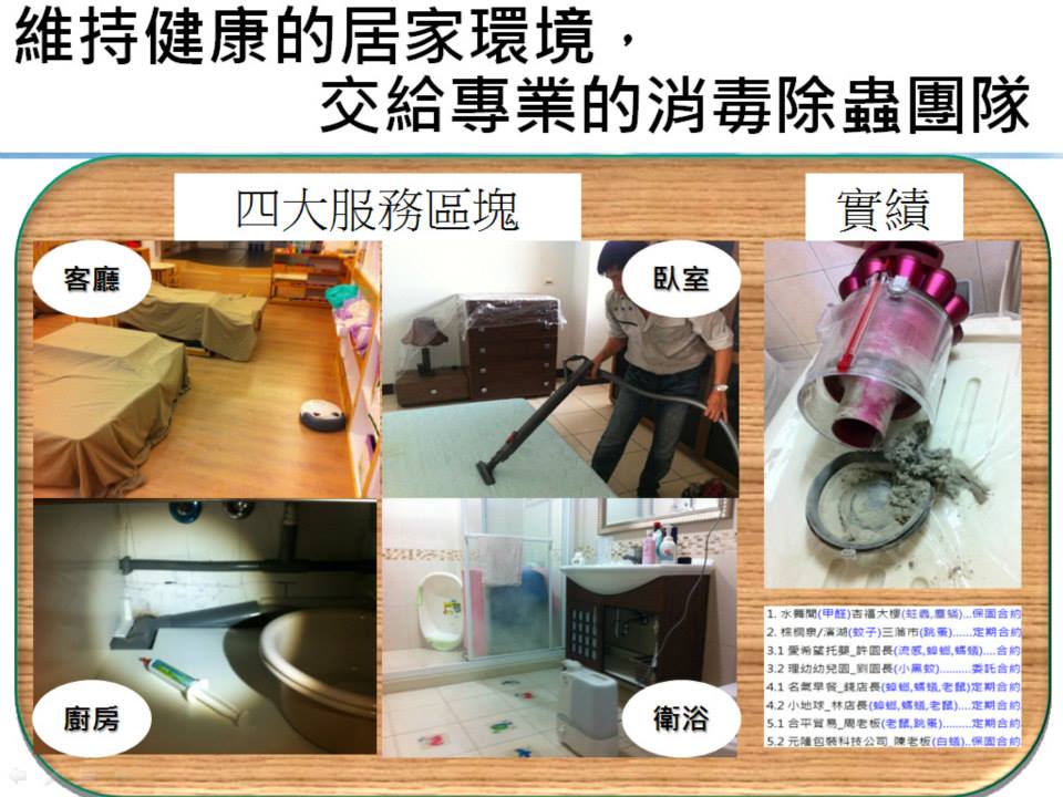維持健康的居家環境，交給專業的消毒除蟲團隊－好爸爸